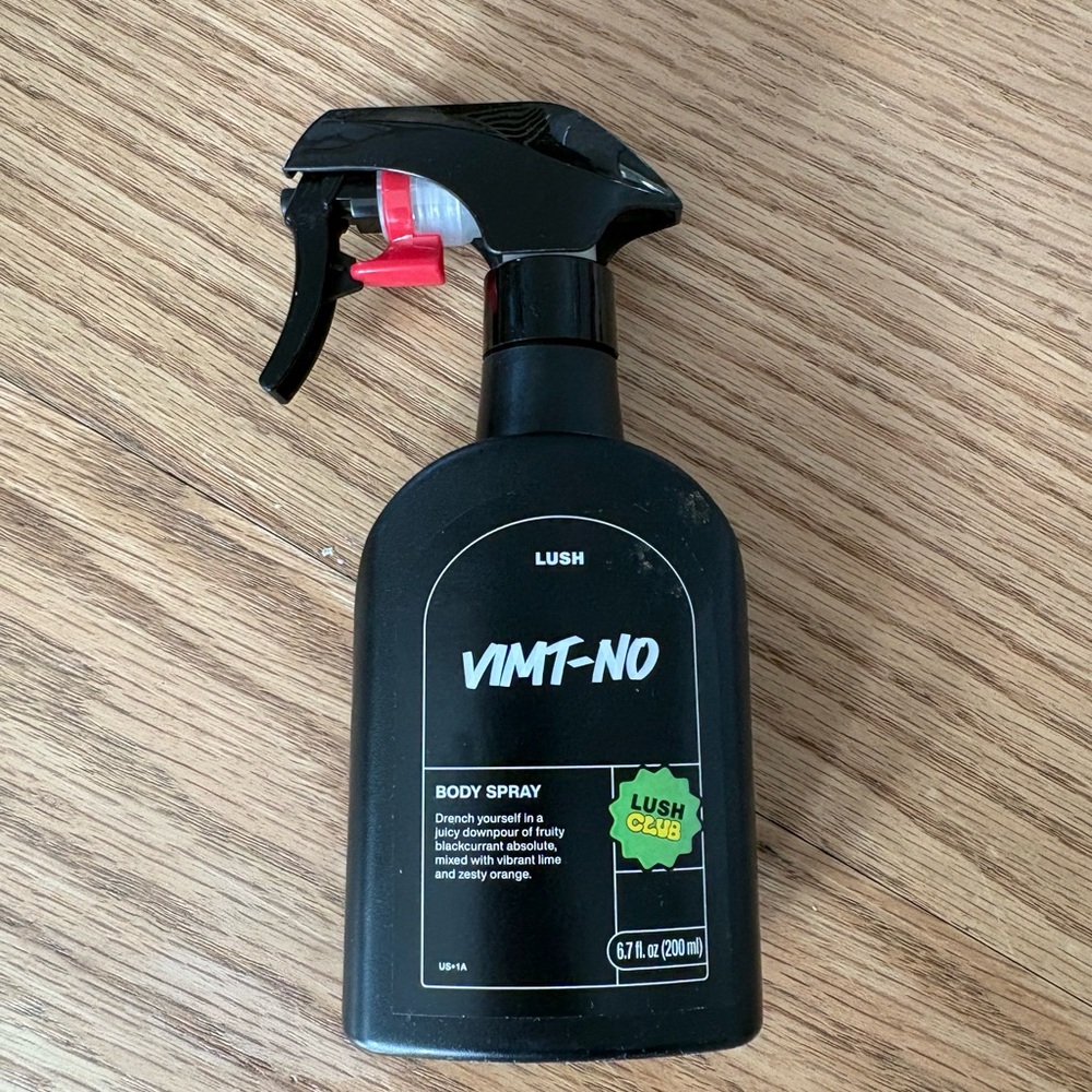 Lush VMT no body spray